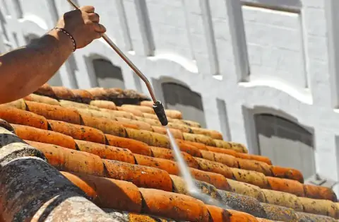 Nettoyage de toitures - Vicq-Exemplet